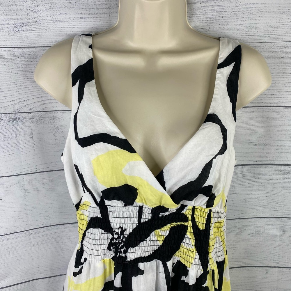 Bisou Bisou Michele Bohbot Womens Floral Hawaiian Fit and Flare size 8 Dress - Picture 3 of 8